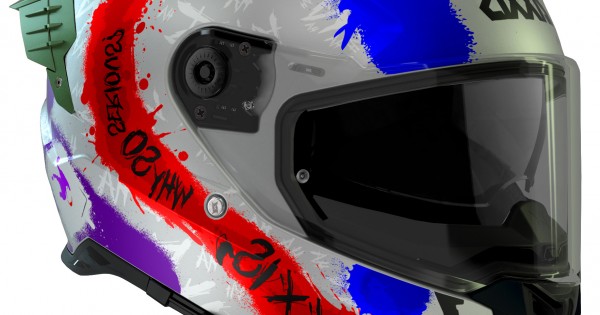Мотошлем Axxis Hawk SV EVO Sick Joke A2 Grey Matt купить от 8 360